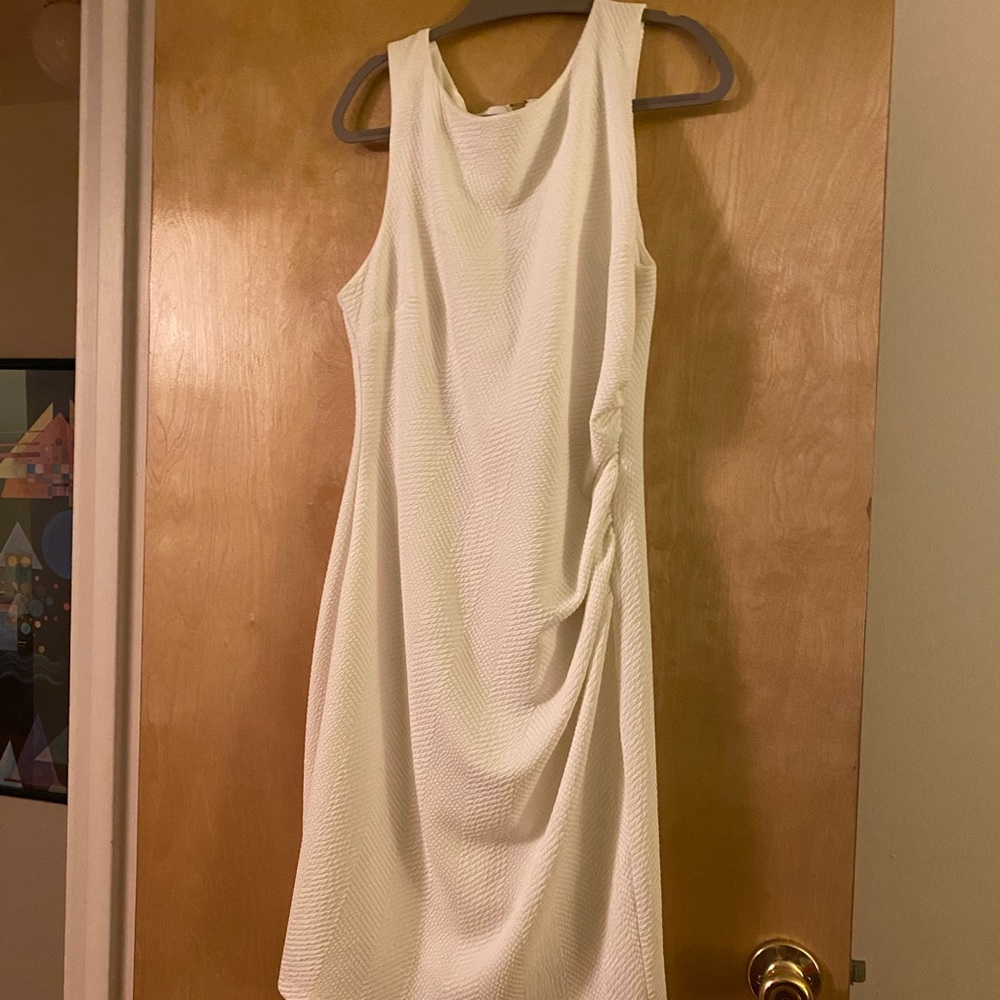 Bisou Bisou White Dress- EUC - Size 10